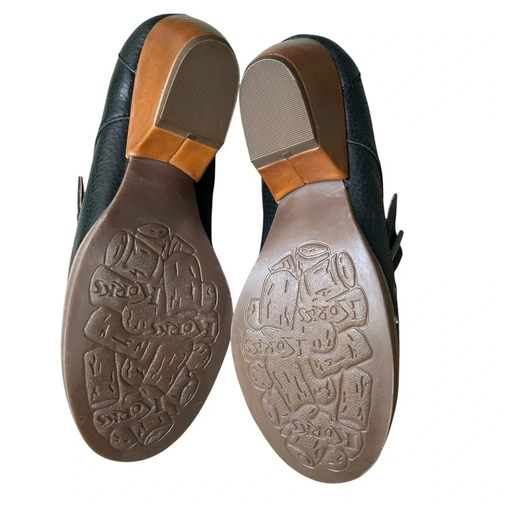 KORKS By Kork-Ease Little Monk Strap Bootie Women's Size 6.5M US Black Leather‎